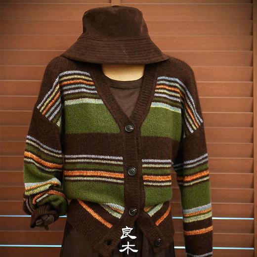 【预售7天】良木礼山羊绒开衫（D25102835F） 商品图1
