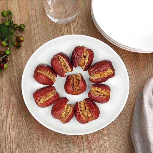 【严选】【天然有机 皮薄肉厚】神恋有机枣夹核桃 枣香浓郁 核桃酥脆 甜蜜香脆越嚼越香 休闲零食 260g（厂家直发） 商品图3