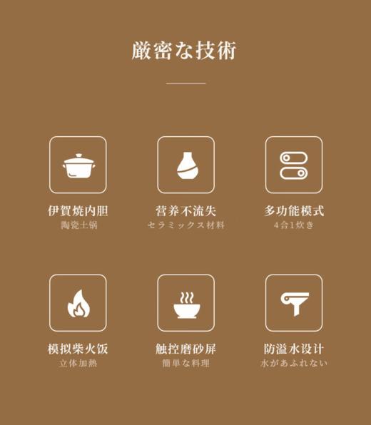 西哲伊贺烧3L电饭煲标配SE-EX141 商品图1