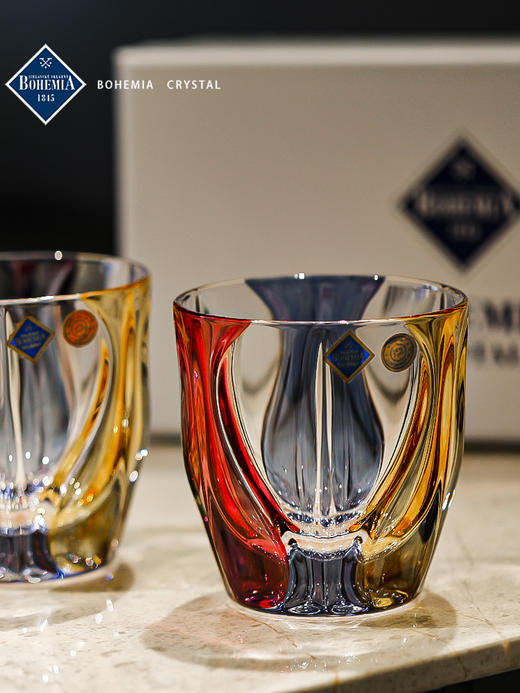 捷克波西米亚海洋彩绘酒杯320ml 商品图6