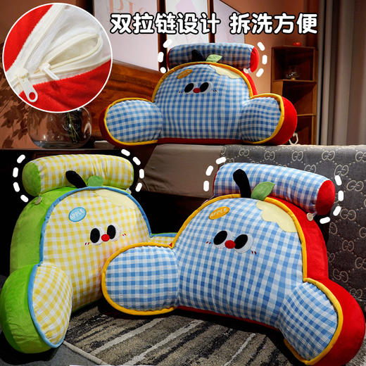 自然醒大眼苹果格子拥抱式腰靠QYL 商品图3