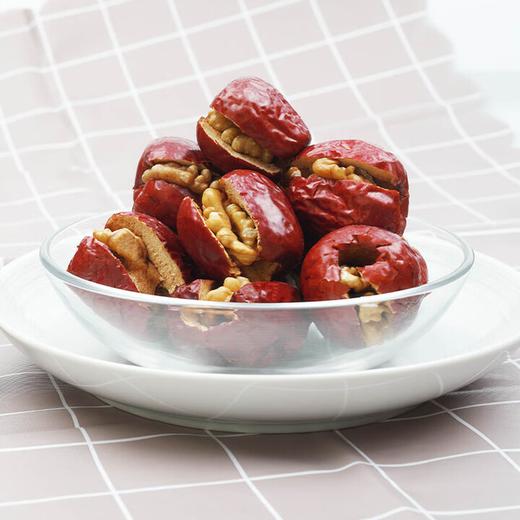 【严选】【天然有机 皮薄肉厚】神恋有机枣夹核桃 枣香浓郁 核桃酥脆 甜蜜香脆越嚼越香 休闲零食 260g（厂家直发） 商品图1