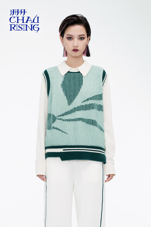 和平系列羊绒马甲 商品图2