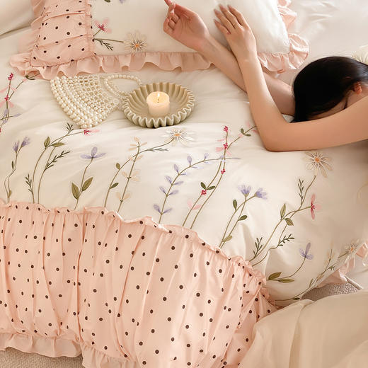 自然醒A类全棉水洗棉四件套-自由生长AN 商品图4