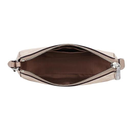 COACH蔻驰 Nolita 19 微标Logo拉链开合 涂层帆布 麻将包手提单肩包 小号 女款 杏色 商品图5