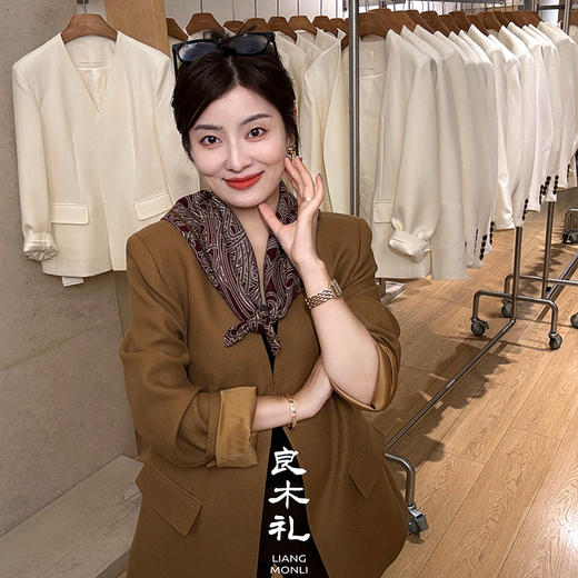 【部分现货】良木礼绵羊毛西装外套（Q259201） 商品图0