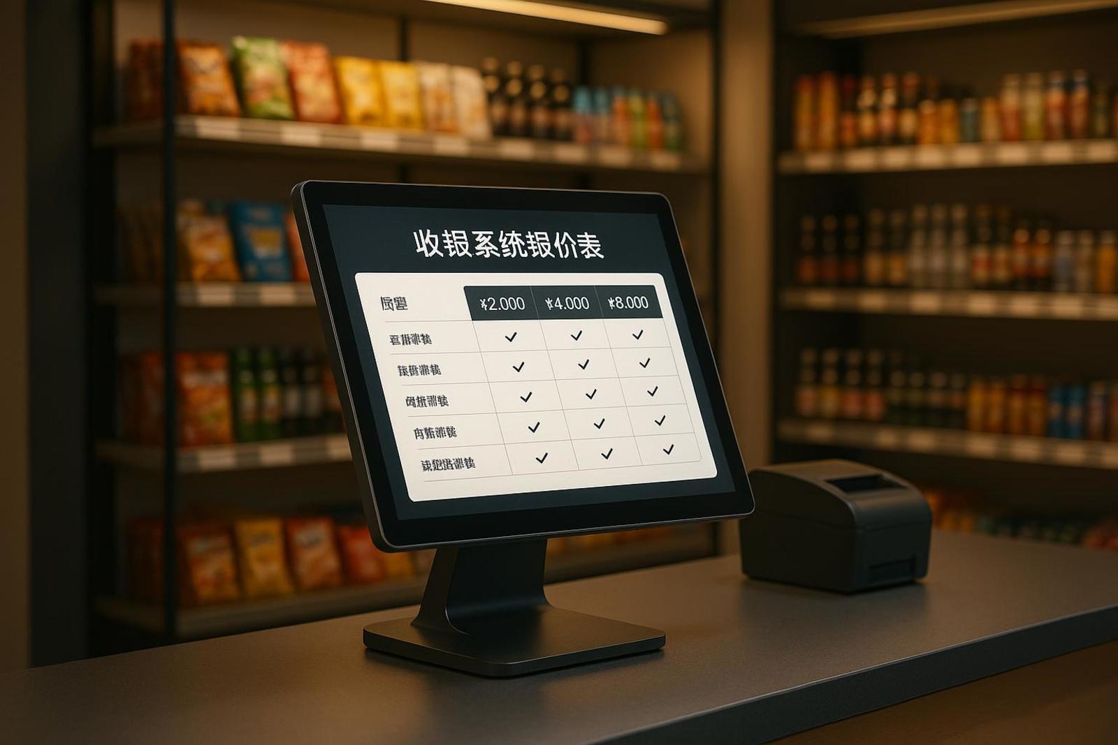 不同类型小卖部收银系统价格是多少?