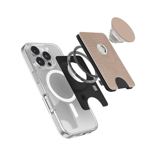 【晨间器物】陶坯棕·MagSafe卡包 WALLET卡包 Wallet of Magsafe磁吸卡包系列 棕色 商品图3