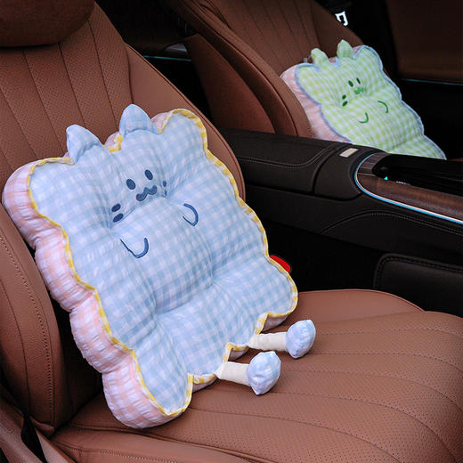 自然醒三维立体PP棉格子喵花瓣坐垫QYL 商品图10