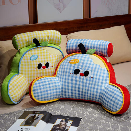 自然醒大眼苹果格子拥抱式腰靠QYL 商品图13