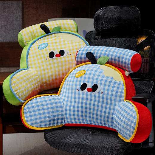 自然醒大眼苹果格子拥抱式腰靠QYL 商品图12
