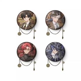 时光代理人 蒸汽时代系列 链条双闪徽章 吧唧 国谷