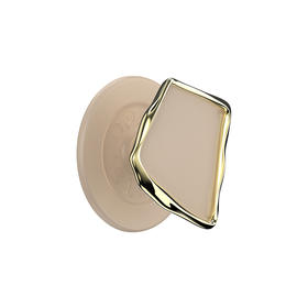 【晨间器物】静石·陶坯棕·MagSafe圆啪嗒 MAGSAFE磁吸手机气囊支架 Round圆啪嗒系列 棕色 异形珐琅