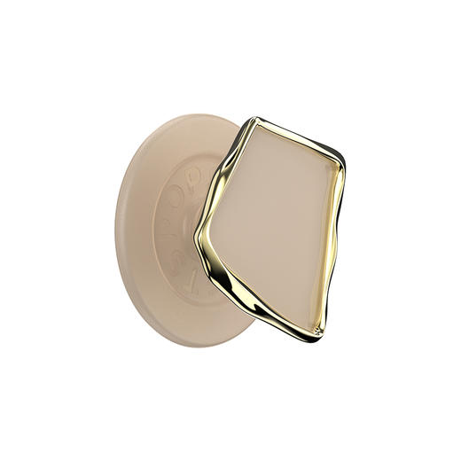 【晨间器物】静石·陶坯棕·MagSafe圆啪嗒 MAGSAFE磁吸手机气囊支架 Round圆啪嗒系列 棕色 异形珐琅 商品图0