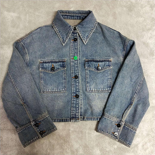 【不退不换】良木礼翻领牛仔外套（0518） 商品图0