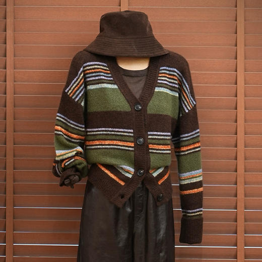 【预售7天】良木礼山羊绒开衫（D25102835F） 商品图0