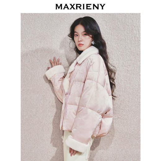 玛克门店发货：MAXRIENY中式流苏盘扣羽绒服(货号:MC85DC512) 商品图2