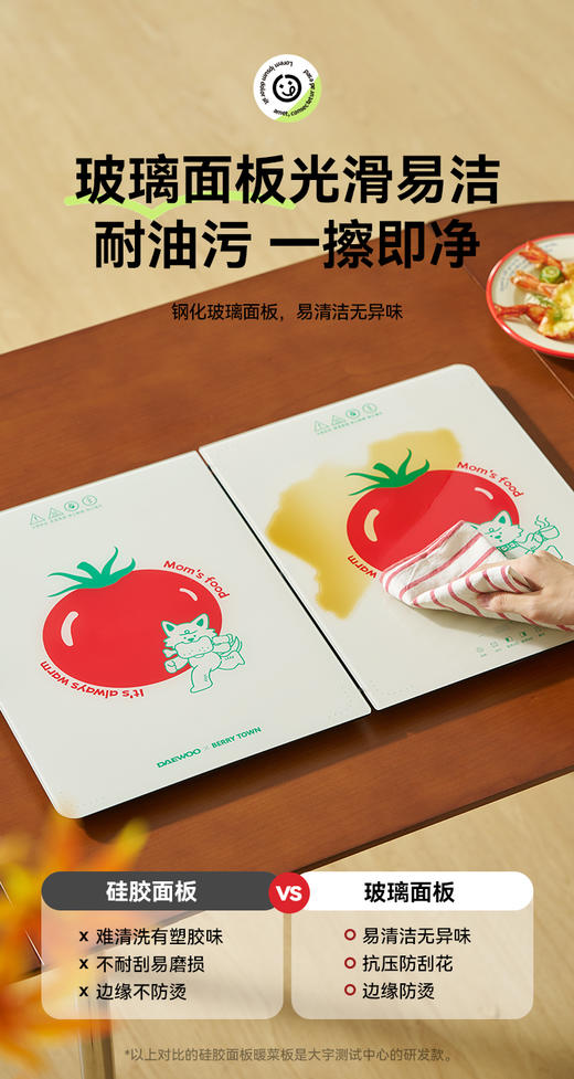 大宇WB09联名款暖菜板 商品图8