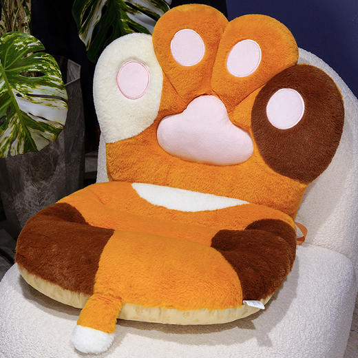 自然醒萌萌猫爪连体坐垫QYL 商品图11