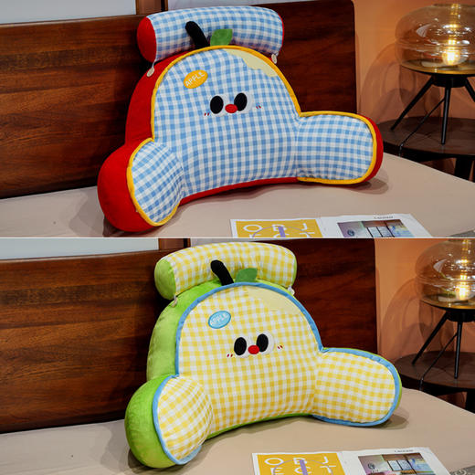 自然醒大眼苹果格子拥抱式腰靠QYL 商品图4