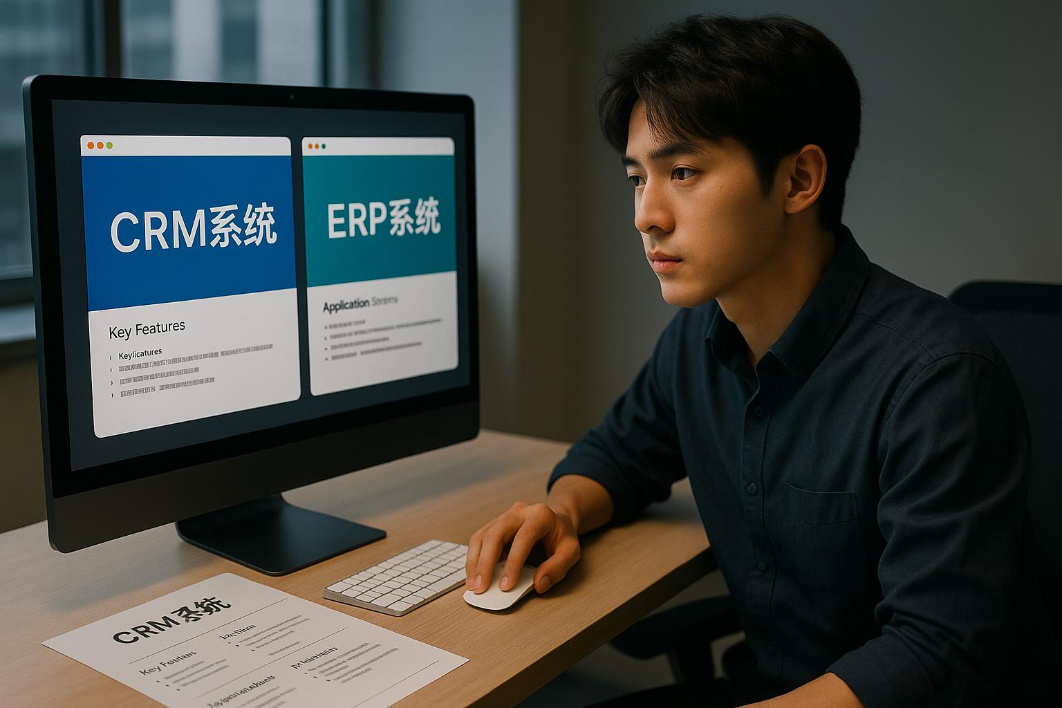 CRM系統(tǒng)與ERP系統(tǒng)有什么區(qū)別？選型前了解核心差異