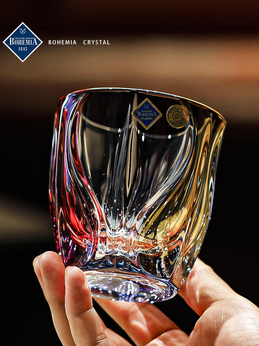 捷克波西米亚海洋彩绘酒杯320ml 商品图0