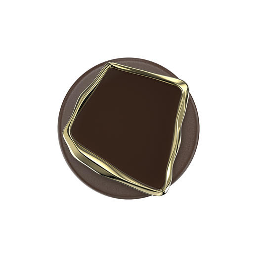 【晨间器物】静石·可可棕·MagSafe圆啪嗒 MAGSAFE磁吸手机气囊支架 Round圆啪嗒系列 棕色 异形珐琅 商品图2