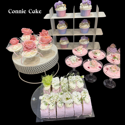 【茉香弥漫】粉紫色鲜花主题甜品台方案｜为您定制专属的浪漫 商品图3