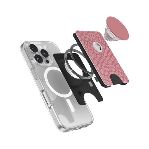 【晨间器物】赤陶粉·MagSafe卡包 WALLET卡包 Wallet of Magsafe磁吸卡包系列 粉色 商品图2