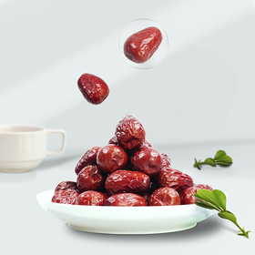 【严选】【新疆有机 皮薄核小 肉厚鲜甜】神恋有机泽普骏枣 无膨胀剂 枣肉橙黄 甜糯劲道 煮粥煲汤零食 500g（厂家直发）