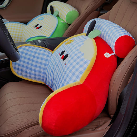 自然醒大眼苹果格子拥抱式腰靠QYL 商品图14