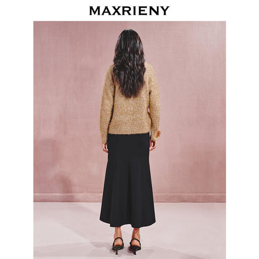 【宫廷巴洛克-商场同款】MAXRIENY盘扣装饰系带外套女24秋新款(货号:MC85JA589) 商品图3