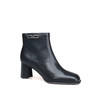 豪麟名鞋迪嘉女鞋胎牛皮革短靴DJYYA52WN001黑色 商品缩略图0