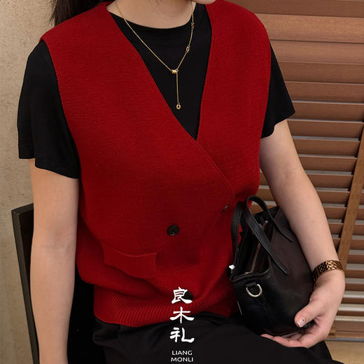 【预售7天】良木礼绵羊毛马甲（Q2592272） 商品图1