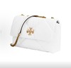 TORY BURCH 汤丽柏琦 Kira 链条肩带翻盖开合 纳帕皮革 斜挎单肩包 小号 女款 白色 商品缩略图1