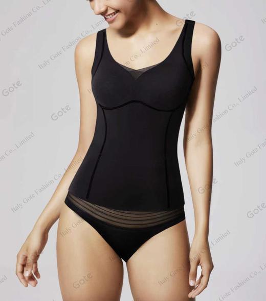 Gote 秋冬新品“冬日拂影”桑蚕丝德绒一体保暖背心 商品图0