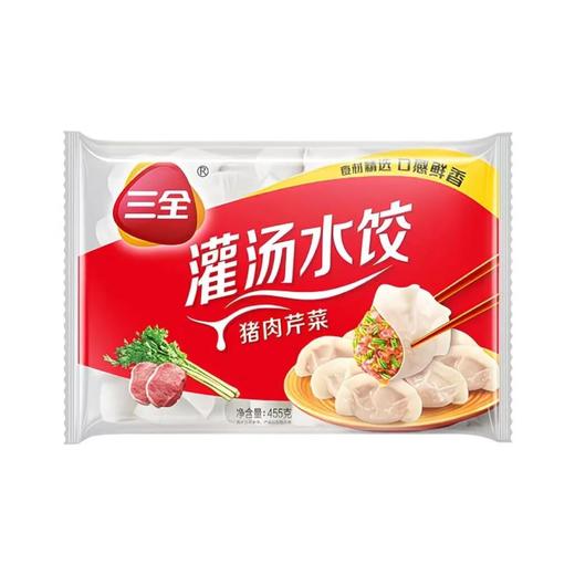 三全455g猪肉芹菜/韭菜鸡蛋/猪肉香菇水饺【FY】 商品图0