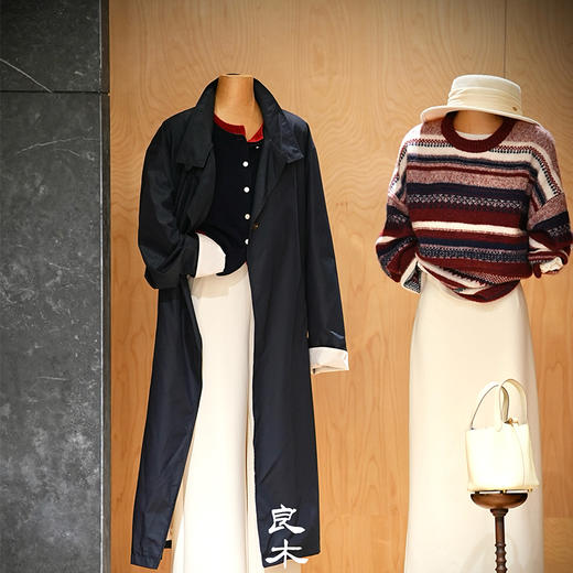 【部分现货】良木礼长款风衣外套（08998） 商品图2