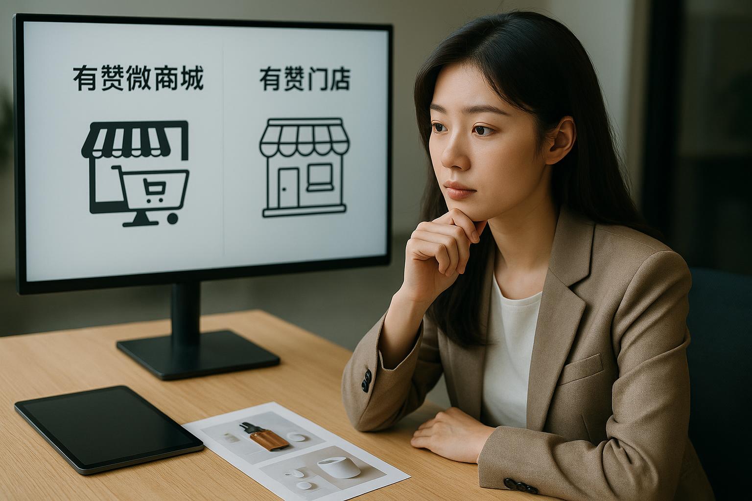 有贊微商城和有贊門店怎么選？功能區(qū)別與場景詳解