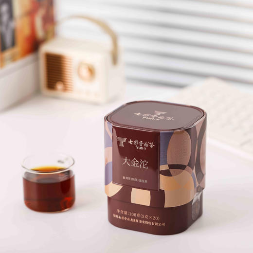 【七彩云南大金沱】正宗大叶茶，源自勐海高山茶园 ，熟韵陈香，浓醇滋味 沱型周正，圆润饱满 商品图0