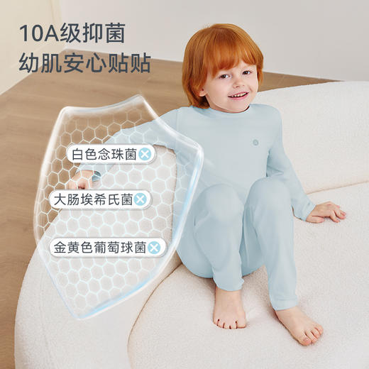 【秒杀】【新年焕新 2025 秋冬新品】 ibaby×outlast太空科技恒温秋冬针织印花长袖长裤家居服套装【110-130码全】 商品图4