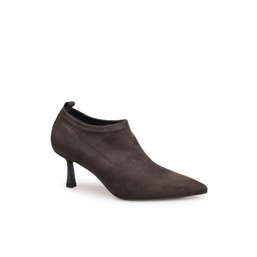 豪麟名鞋奥莱迪嘉女鞋织物+胎牛皮革深口鞋DJHJA52WS050棕色  原价1960元 商品图0