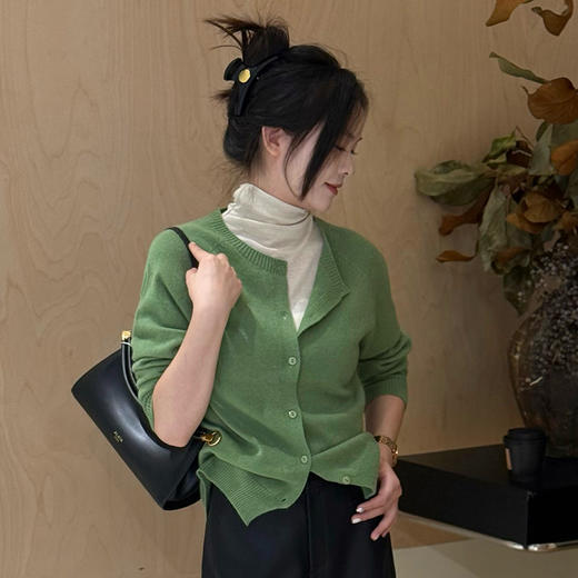 【部分现货】良木礼绵羊毛开衫（Q25101485F） 商品图1