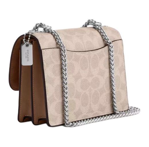 COACH 卡其色女士斜挎包 CW206SVPWH 商品图1