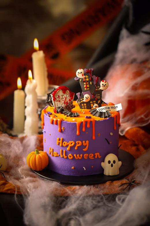 南瓜幽灵蛋糕（下单随机送万圣节香薰蜡烛一个） 商品图1