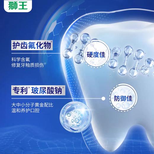 狮王齿力佳水润焕白牙膏(多汁西柚/绿野柠檬) 120gX2 商品图4
