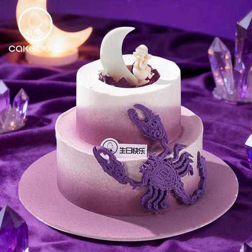 ♏天蝎座“蝎语星愿“动物奶油慕斯蛋糕 商品图0