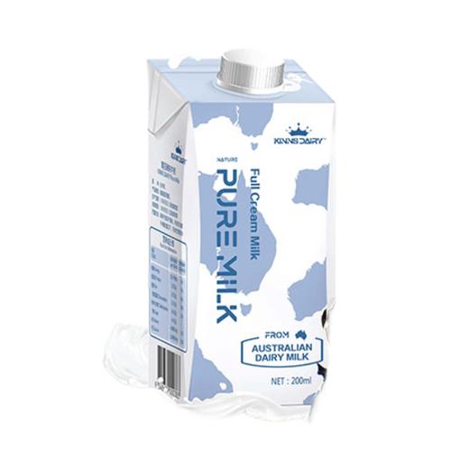 菁百瑞 纯牛奶 200ml 商品图0