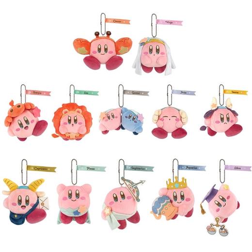 星之卡比 十二星座系列 毛绒公仔挂件 商品图0