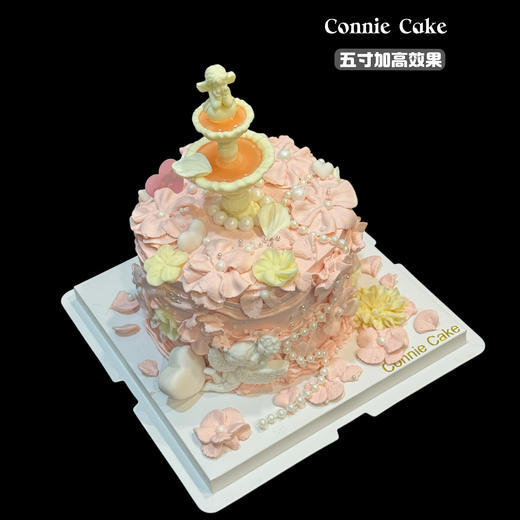 「复古裱花天使许愿池蛋糕」 商品图1